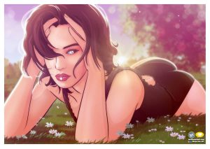 Retrato sensual - regalos eróticos - decoración sensual - tuamorencomic.com - Ilustraciones personalizadas de pareja - regalos picantes - regalos diferentes para mi pareja_