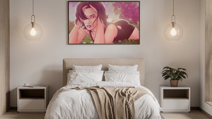 Retrato sensual - regalos eróticos - decoración sensual - tuamorencomic.com - Ilustraciones personalizadas de pareja - regalos picantes - regalos diferentes para mi pareja